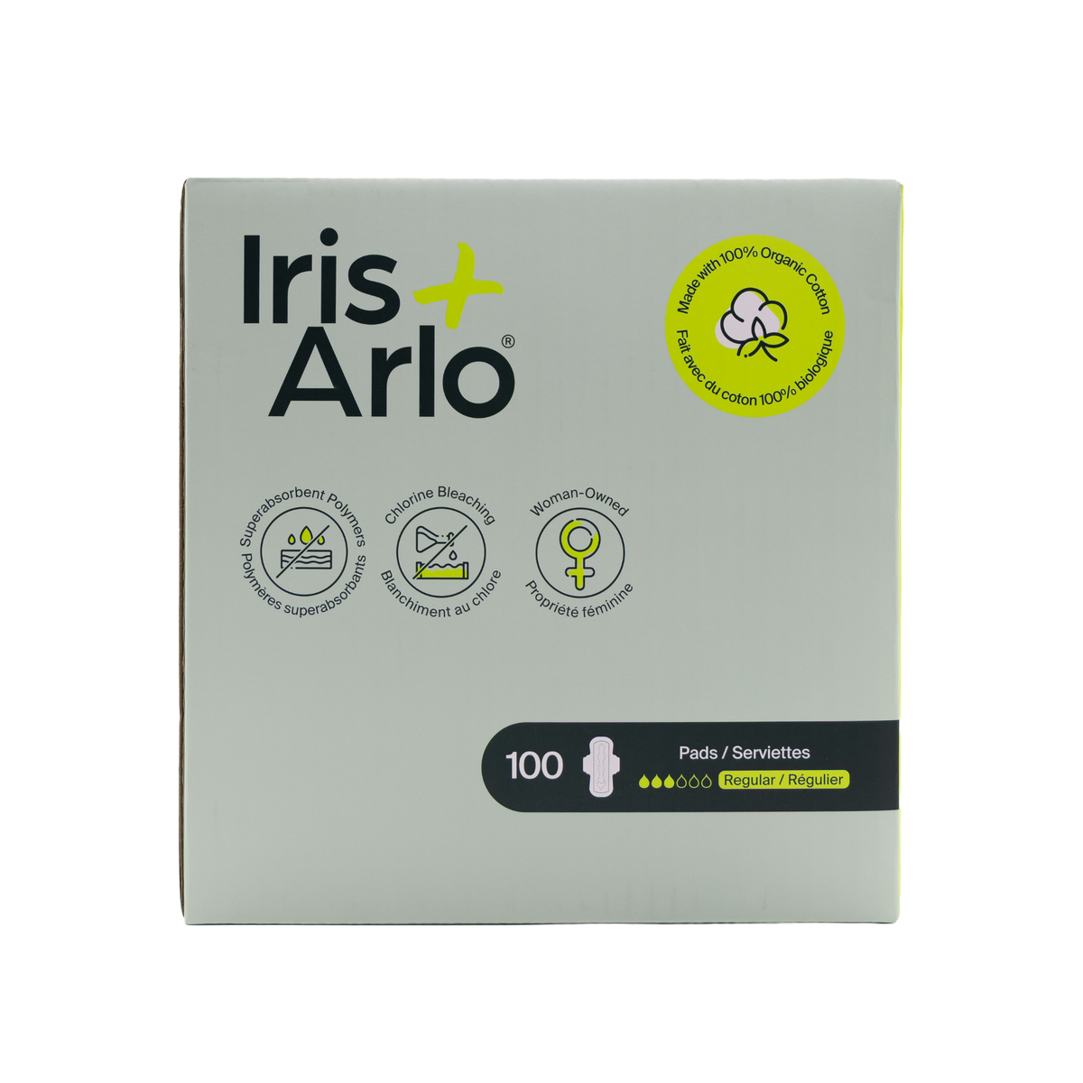 100% Organic Cotton Regular Pads
