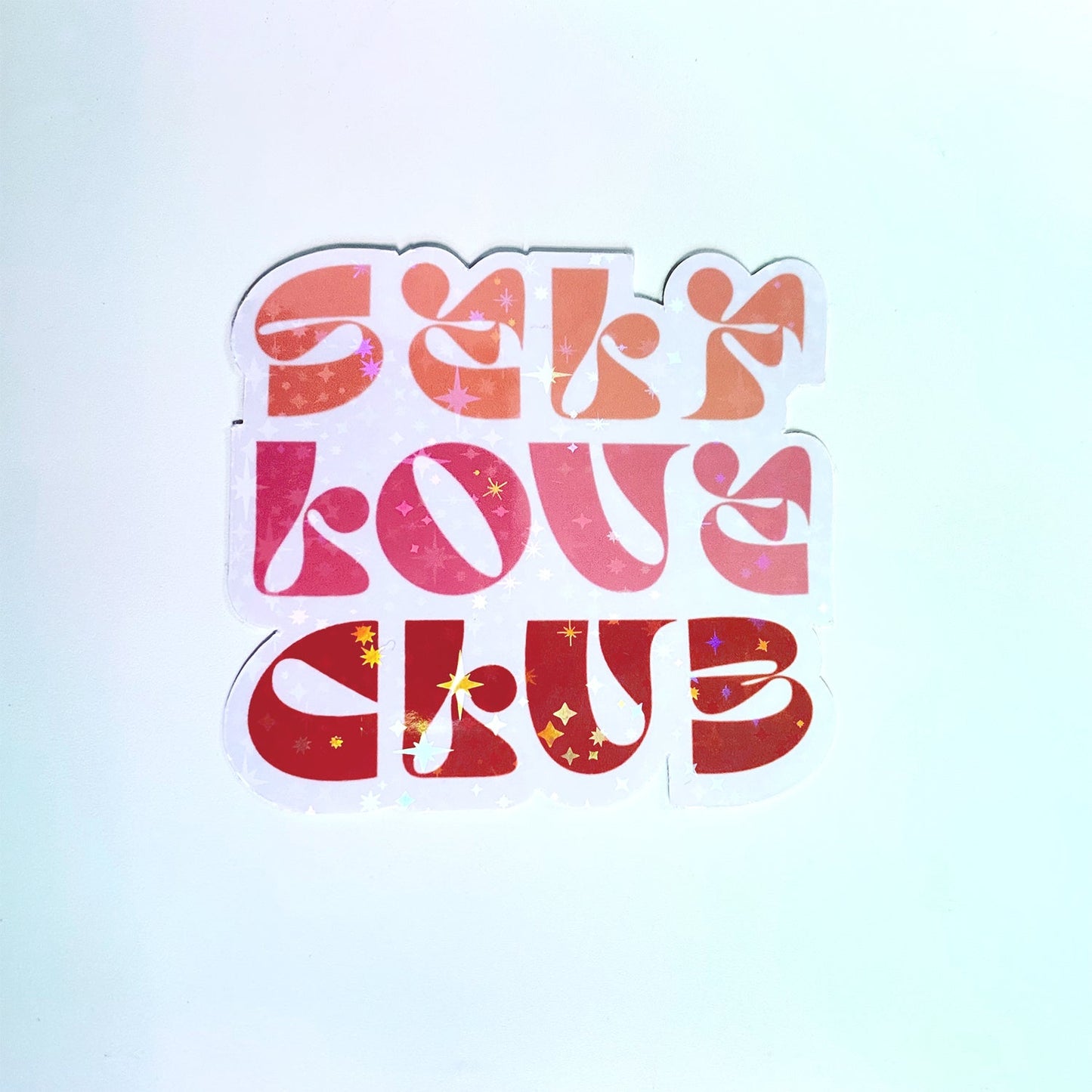 Autocollant "Club de l'amour de soi"