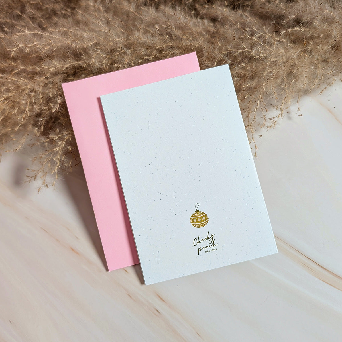 Carte de vœux Ornement miniature Décorez les salles