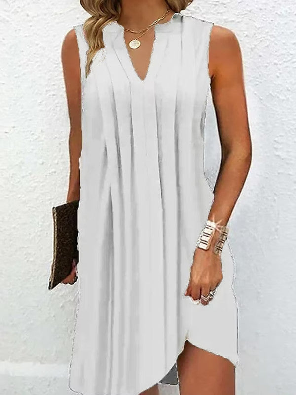 Robe plissée multi-pli pour femme