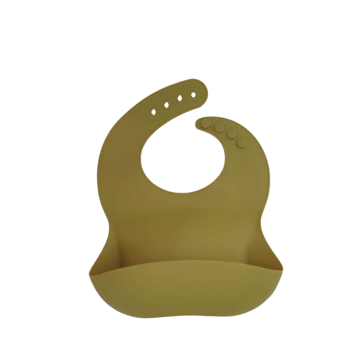 Olive - Bavoir en silicone
