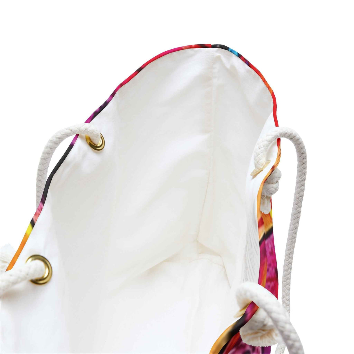 Sac de voyage coloré à motifs géométriques et éclaboussures de peinture | Fourre-tout de voyage éclatant | Grand fourre-tout