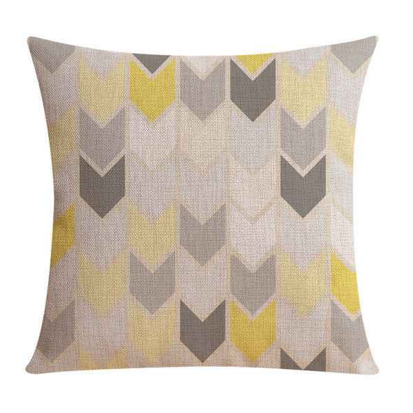 Housse de coussin décorative en lin – taie d'oreiller moderne pour décoration de salon