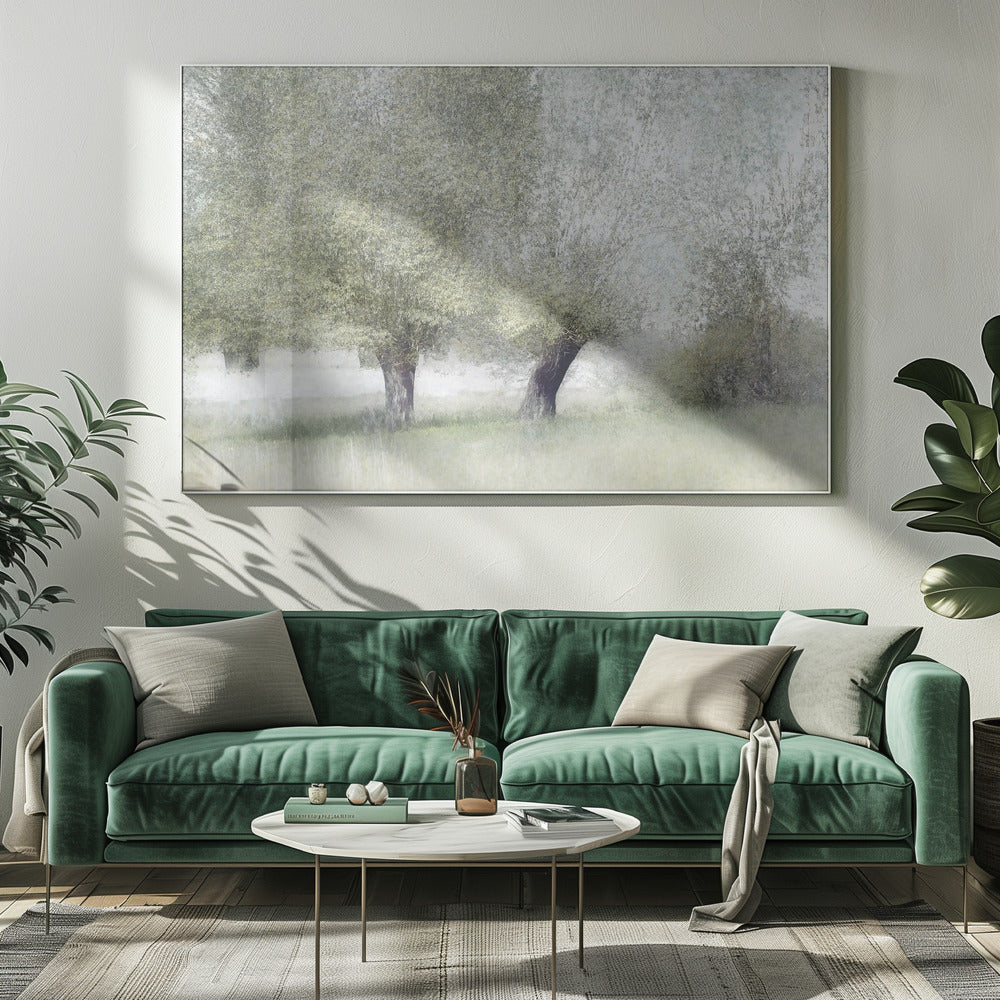 Décoration murale Jeune vert