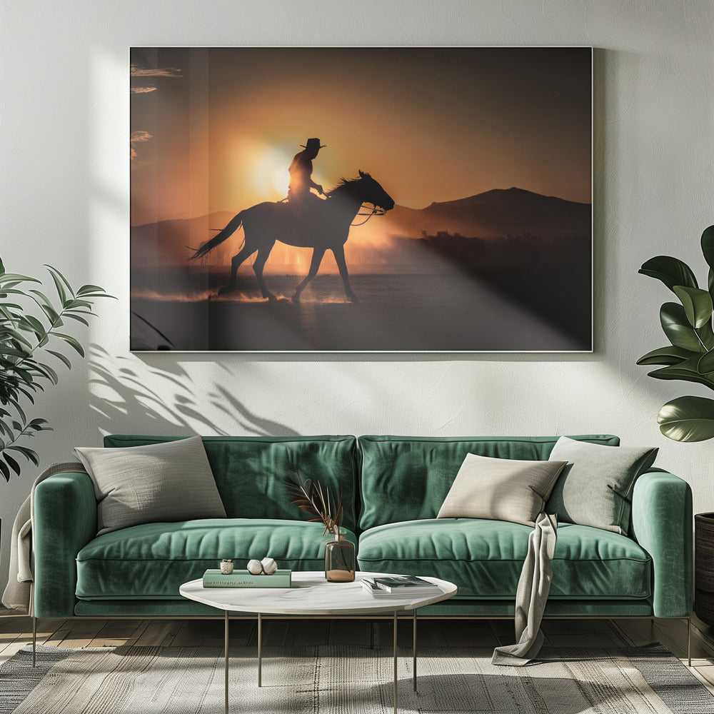 Art mural cheval