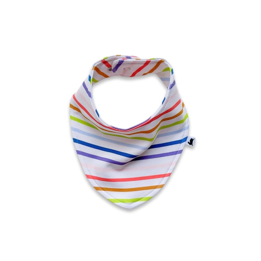 Bamboo Baby Bib | Berry Stripe