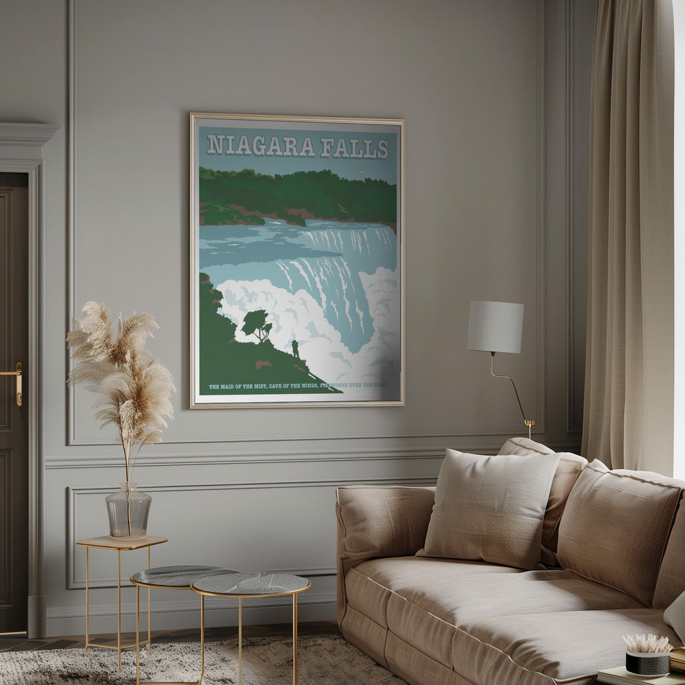 Art mural Chutes du NiagaraAffiche de voyage