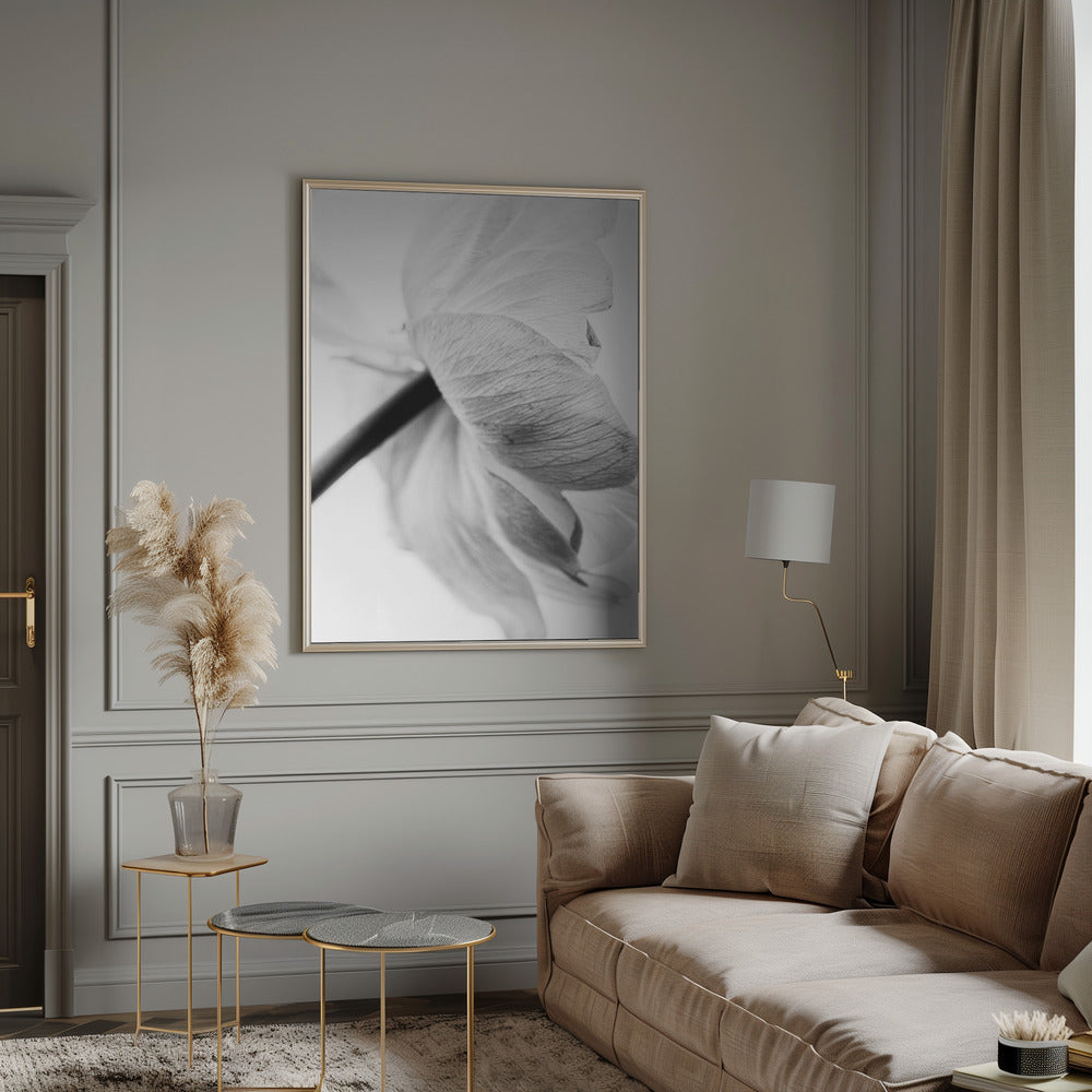 Décoration murale, toile imprimée fleur épanouie