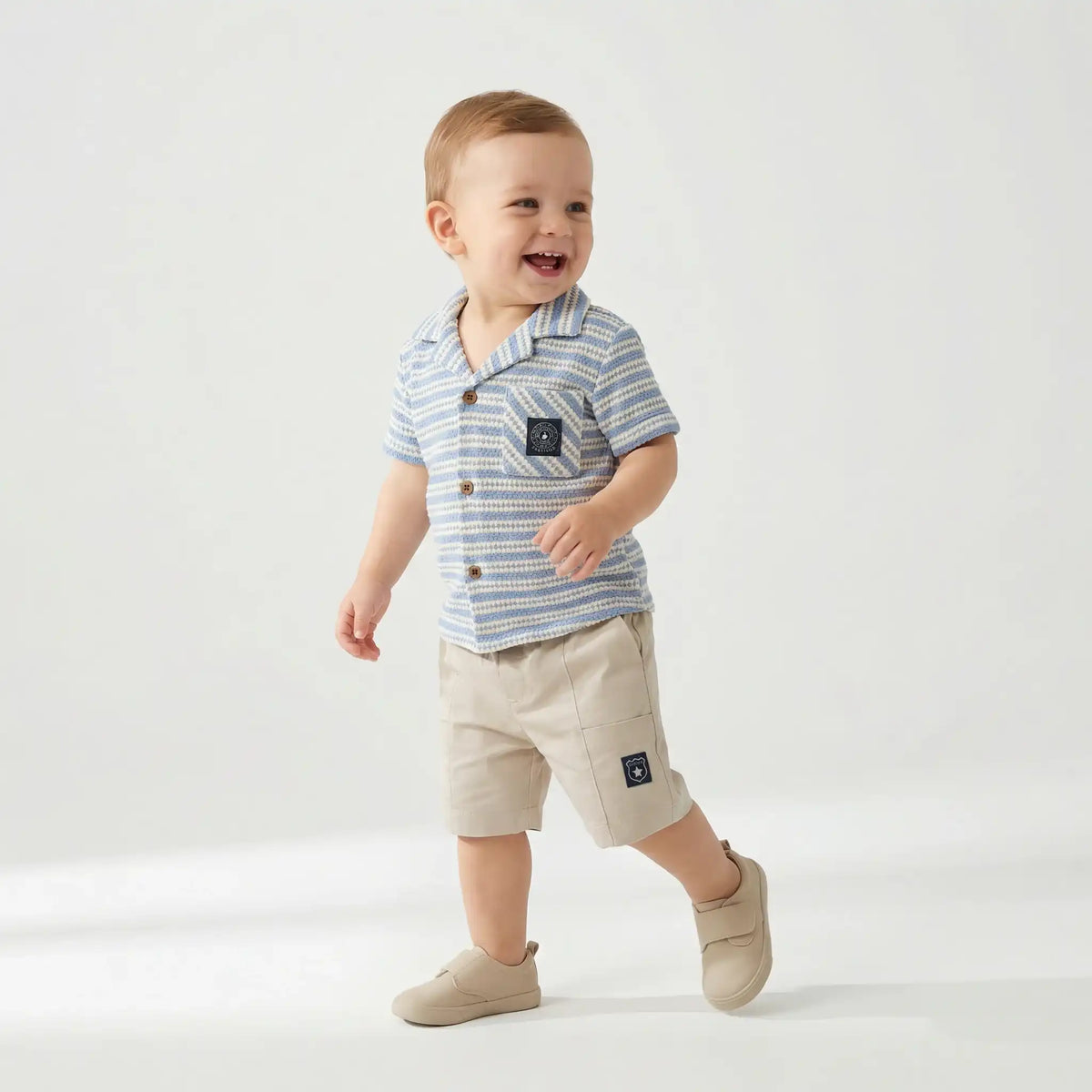 Leo Stripes Boys Summer Set