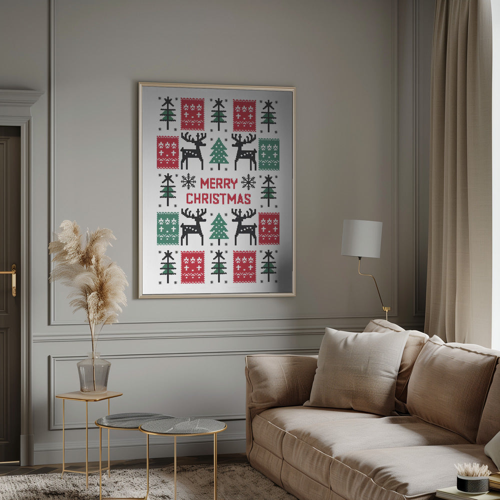 Art mural Impression sur toile Joyeux Noël