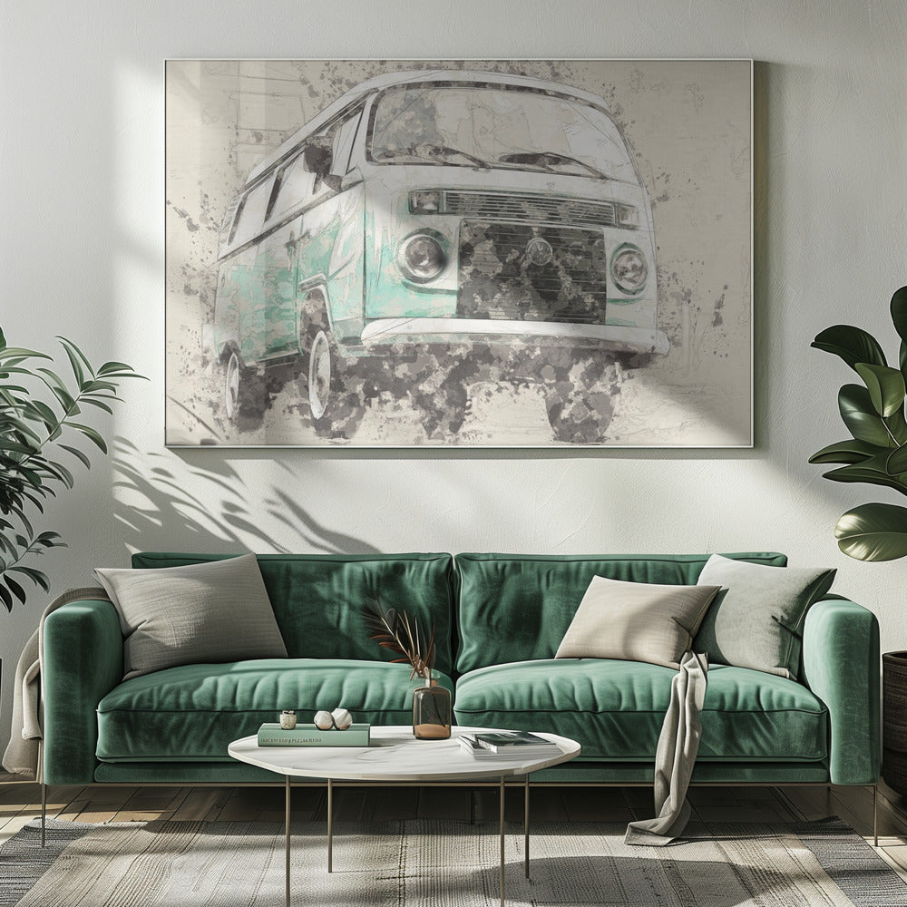 Art mural Combi Volkswagen