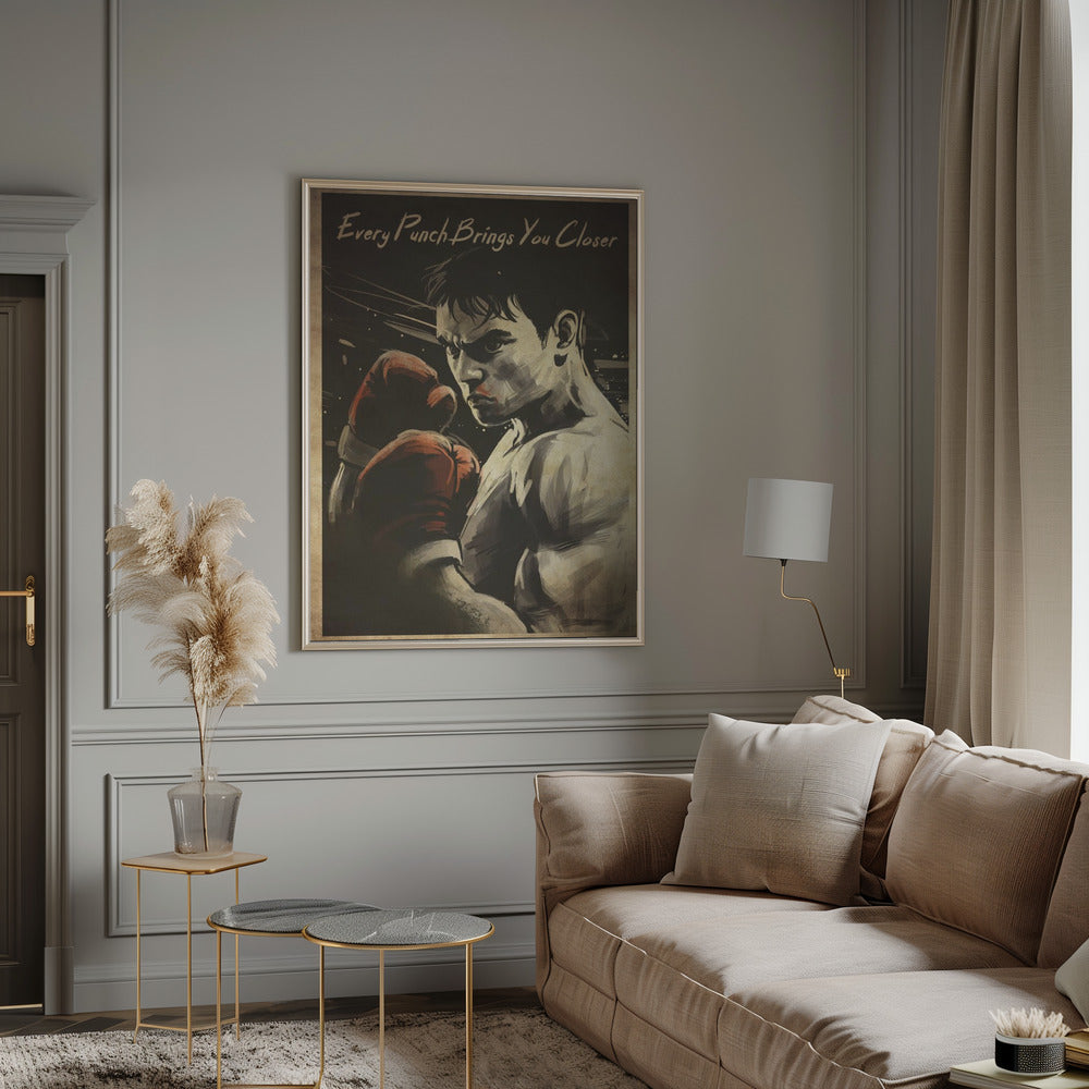 Art mural Chaque coup vous rapproche du but