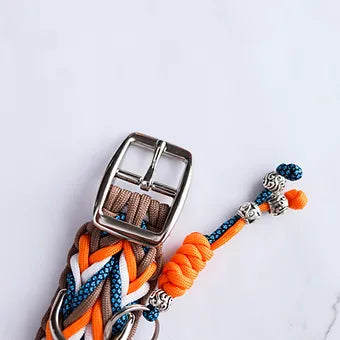 Collier pour chien réglable Lila Pawtique style macramé tribal