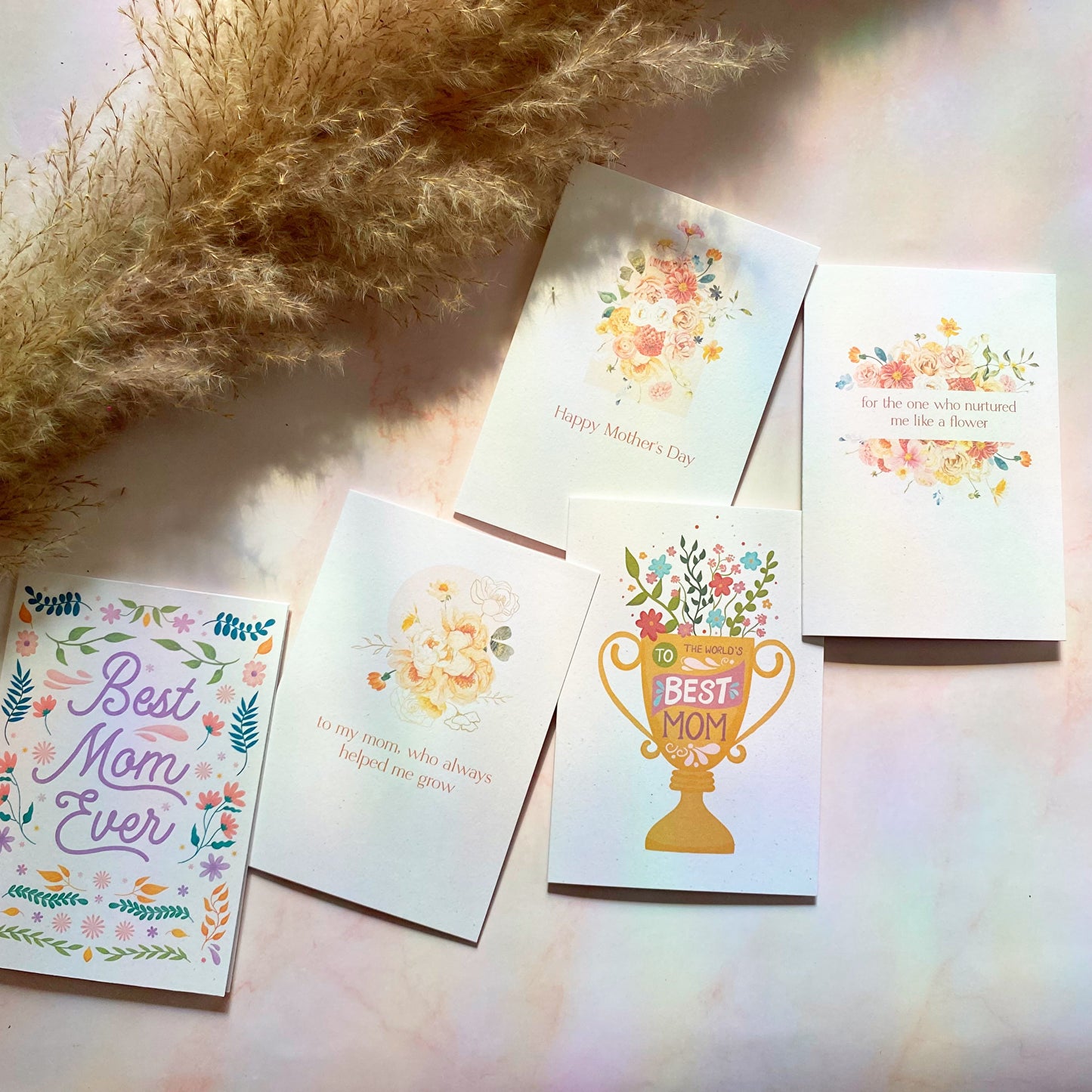 À la meilleure maman du monde | Mini-carte de vœux Fête des Mères