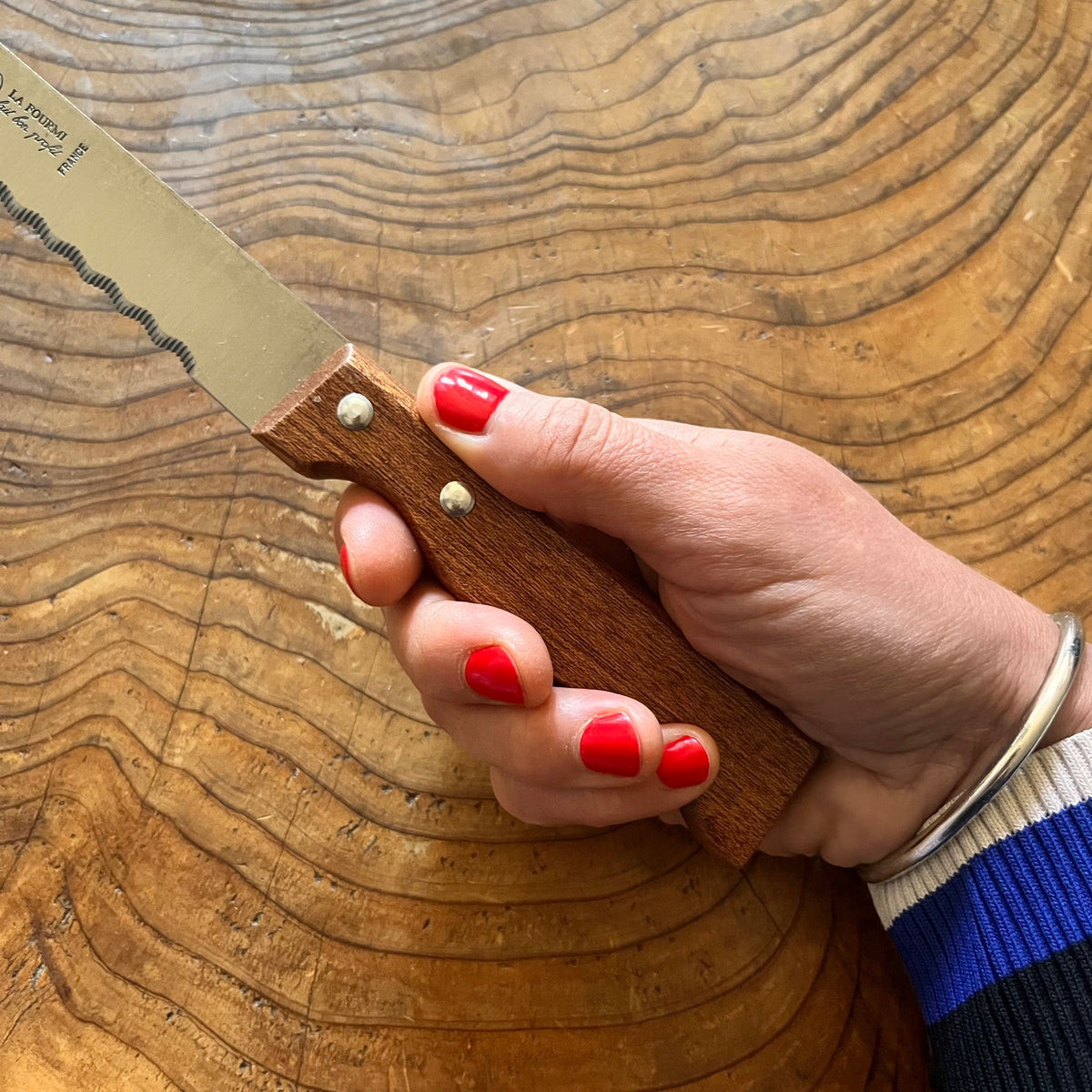Bread Knife, rosewood handle