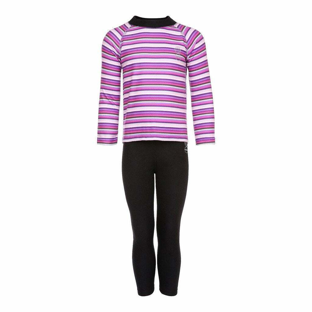 Ensemble sous-vêtements thermique Kombi Body 3 polaire douce imprimé pour enfant unisexe