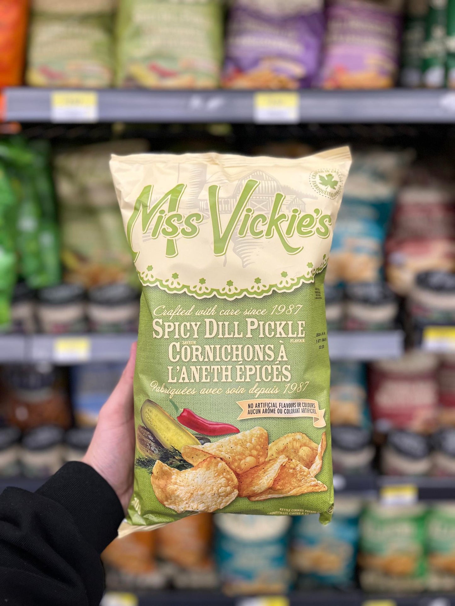 MISS VICKIE'S - CORNICHONS À L'ANETH ÉPICÉS (CANADA) - 200g
