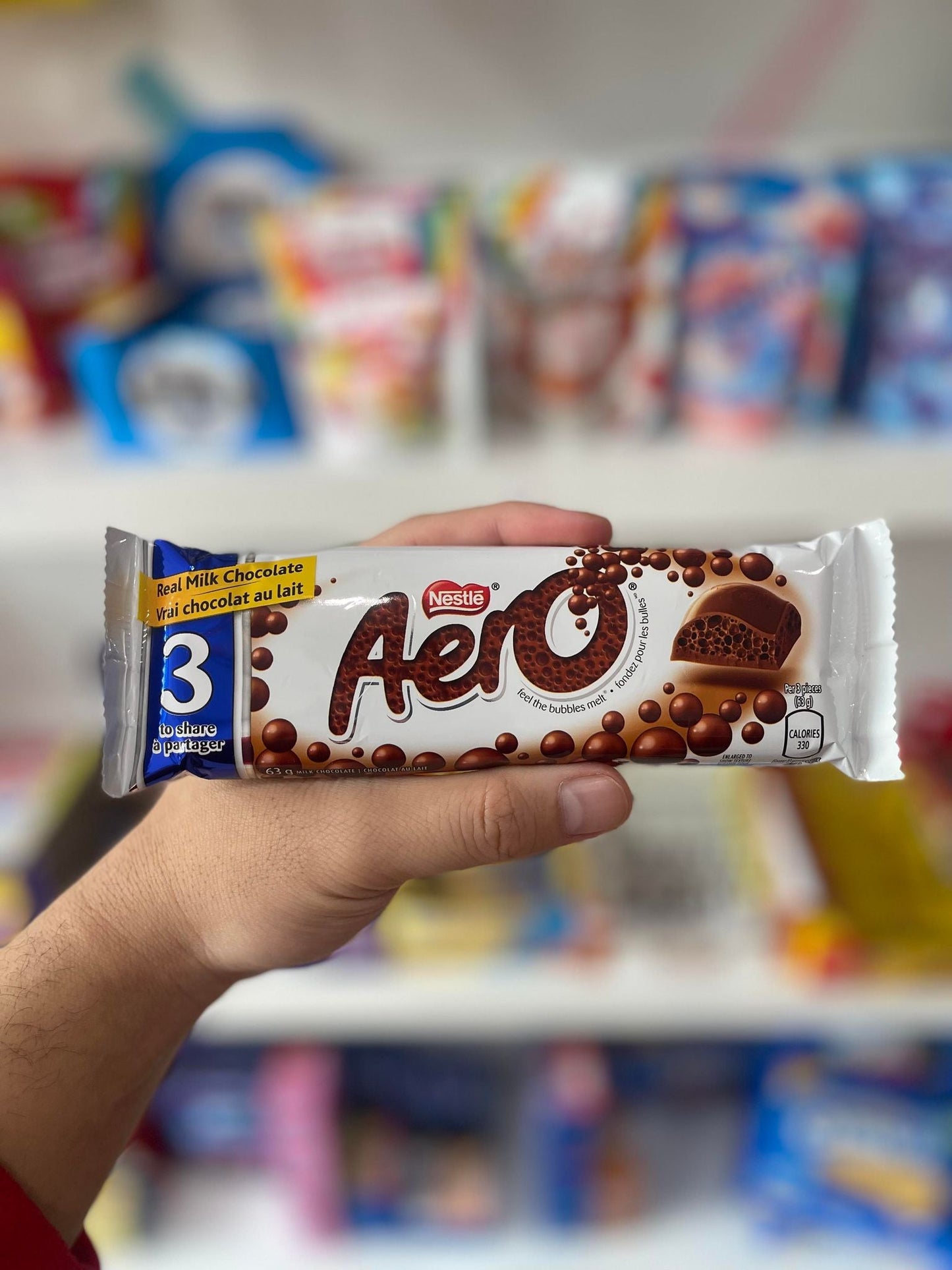 AERO - CHOCOLAT AU LAIT VÉRITABLE (CANADA) - 63g