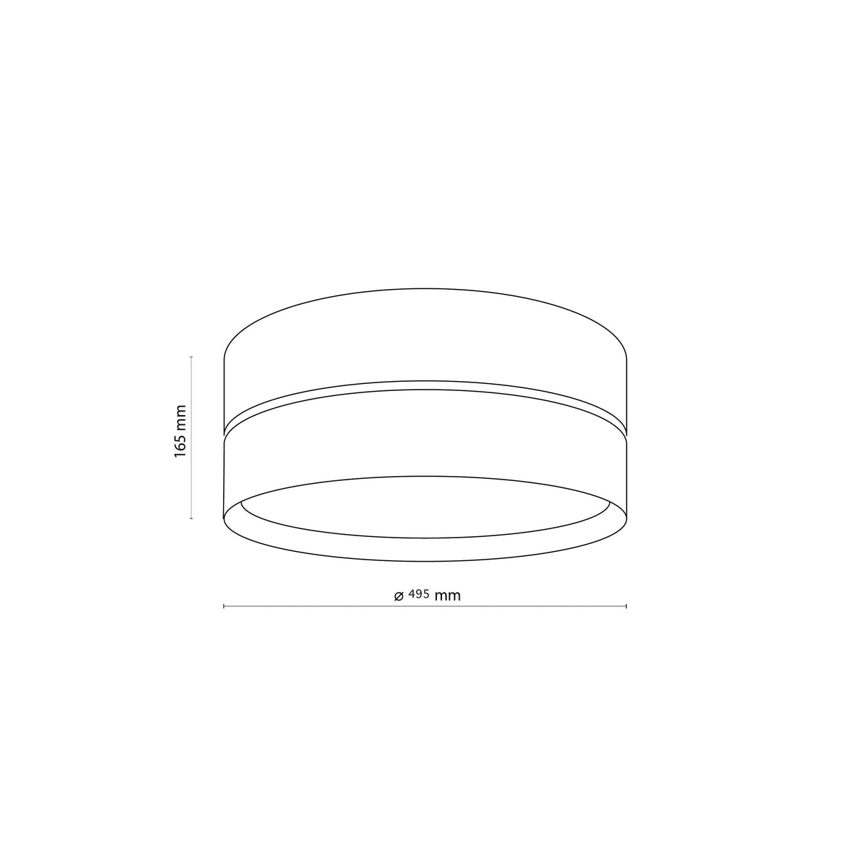 Plafonnier NICOL scandinave pour couloir, chambre et cuisine