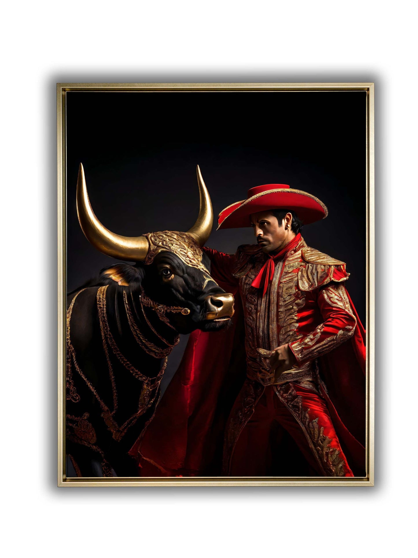 Décoration murale Torero 91 x 122 cm Toile d'art