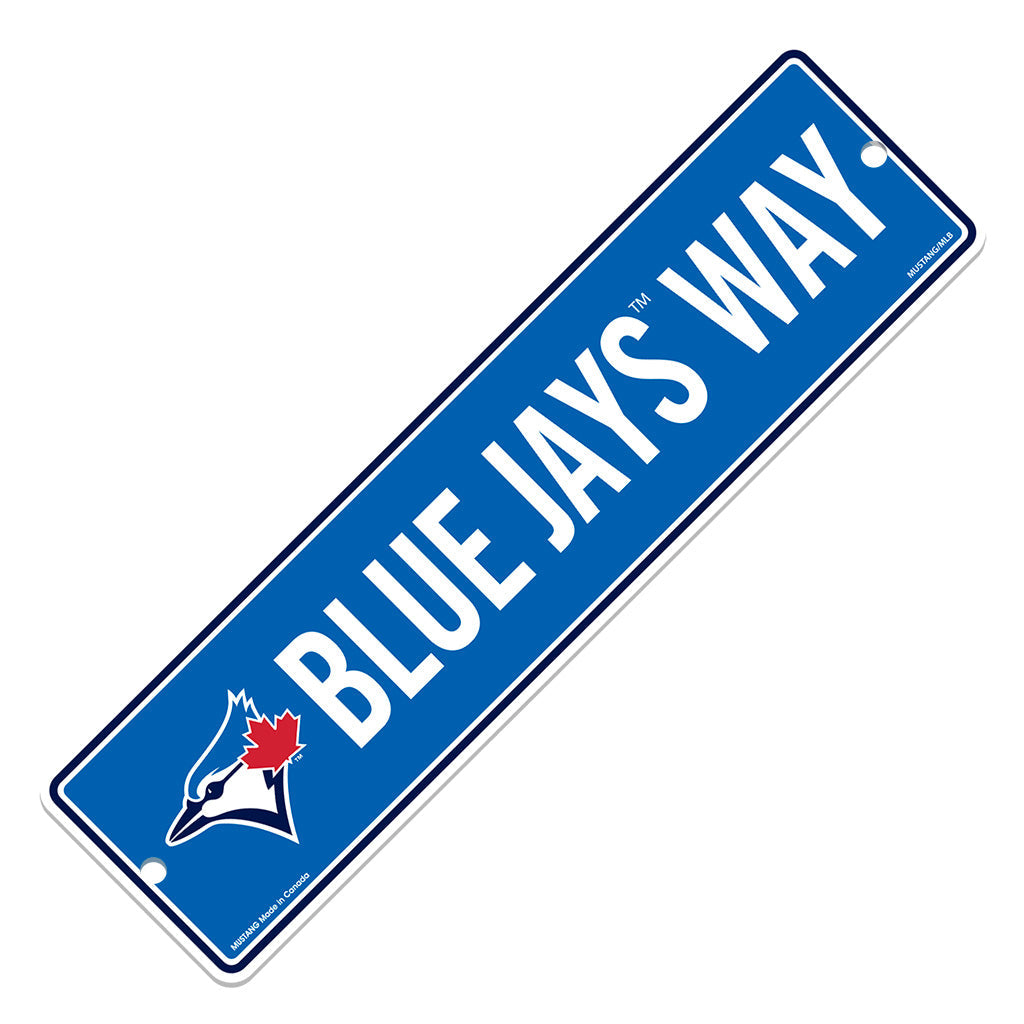 Panneau de rue des Blue Jays de Toronto 4x15