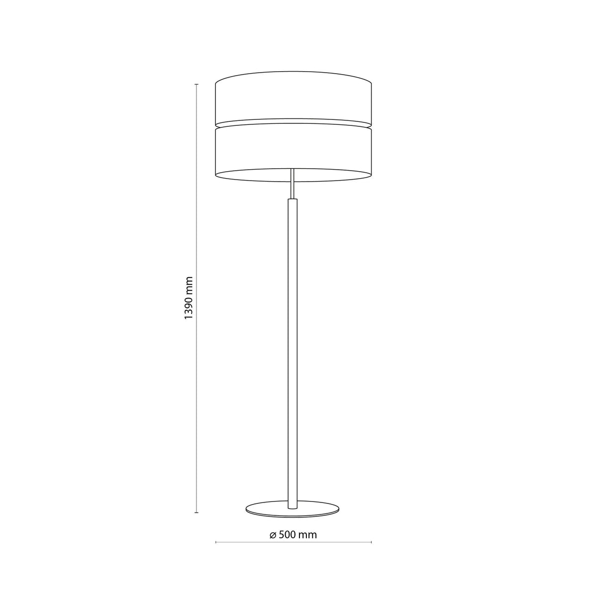 ECO Scandinavian Floor Lamp for Living Room, Bedroom & Reading Corner