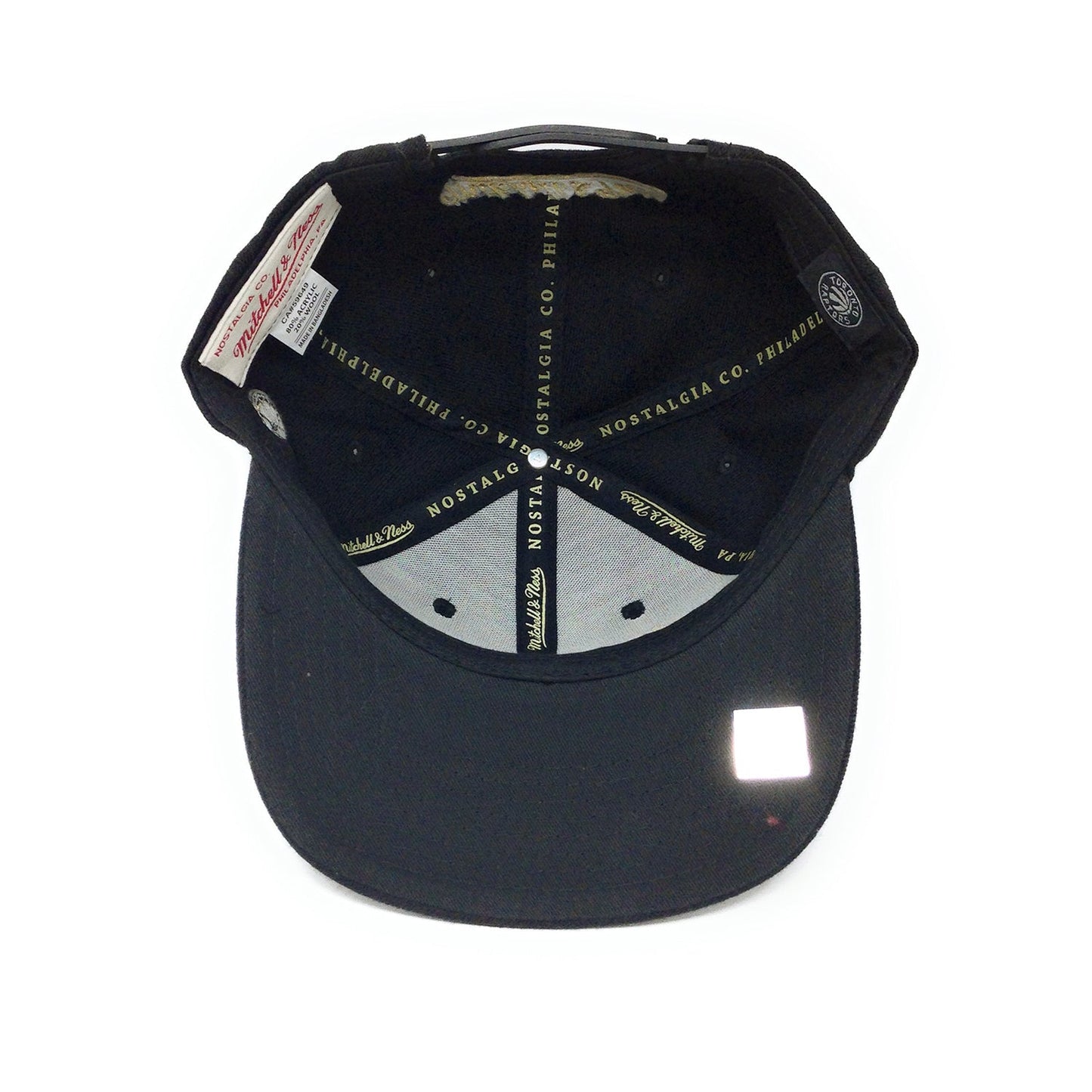 Casquette snapback noire et or Mitchell and Ness Toronto Raptors We The Champions - Champions 2019