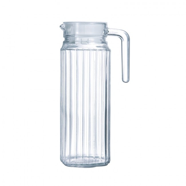 Luminarc Pichet en Verre 1L avec Couvercle - Quadro