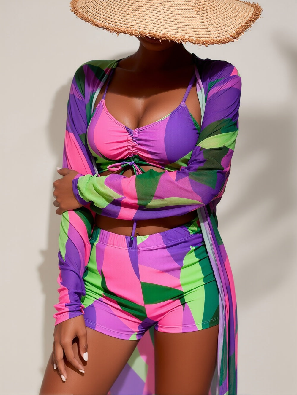 Ensemble de maillot de bain décontracté 2 pièces pour femme M182