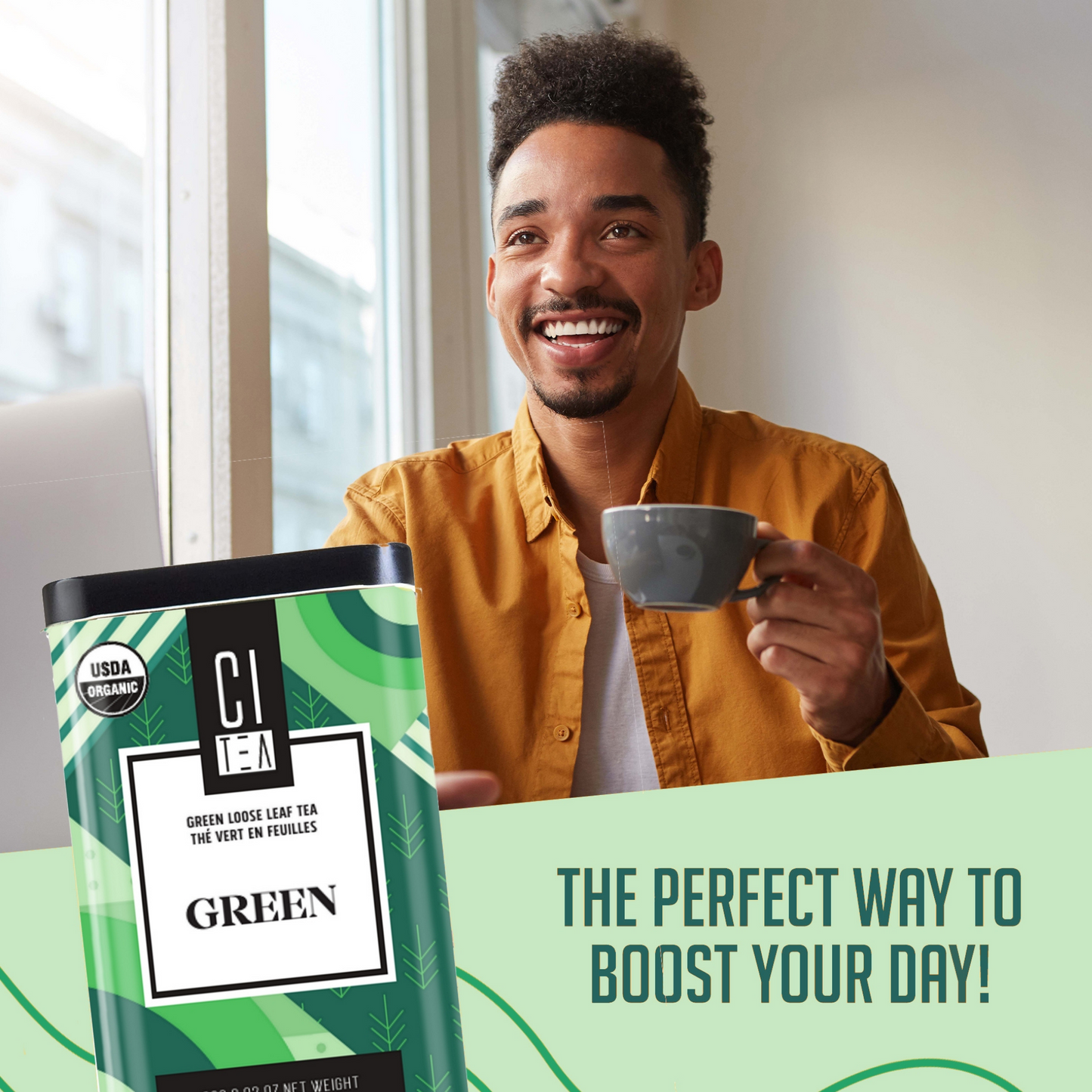 Coffret Cadeau Tasse à Thé pour Thé Vert en Vrac & Infusion