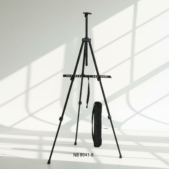 Trépied portable en acier pour chevalet de campagne + Sac de transport