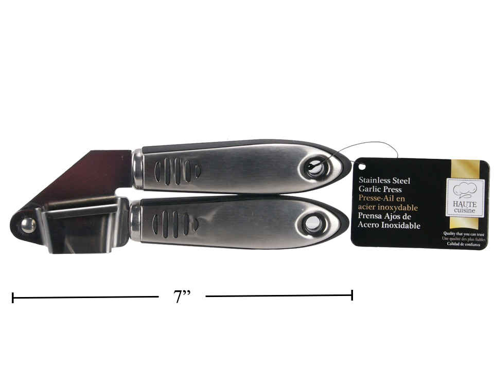 HAUTE CUISINE Stainless Steel Garlic Press - 80710-HC