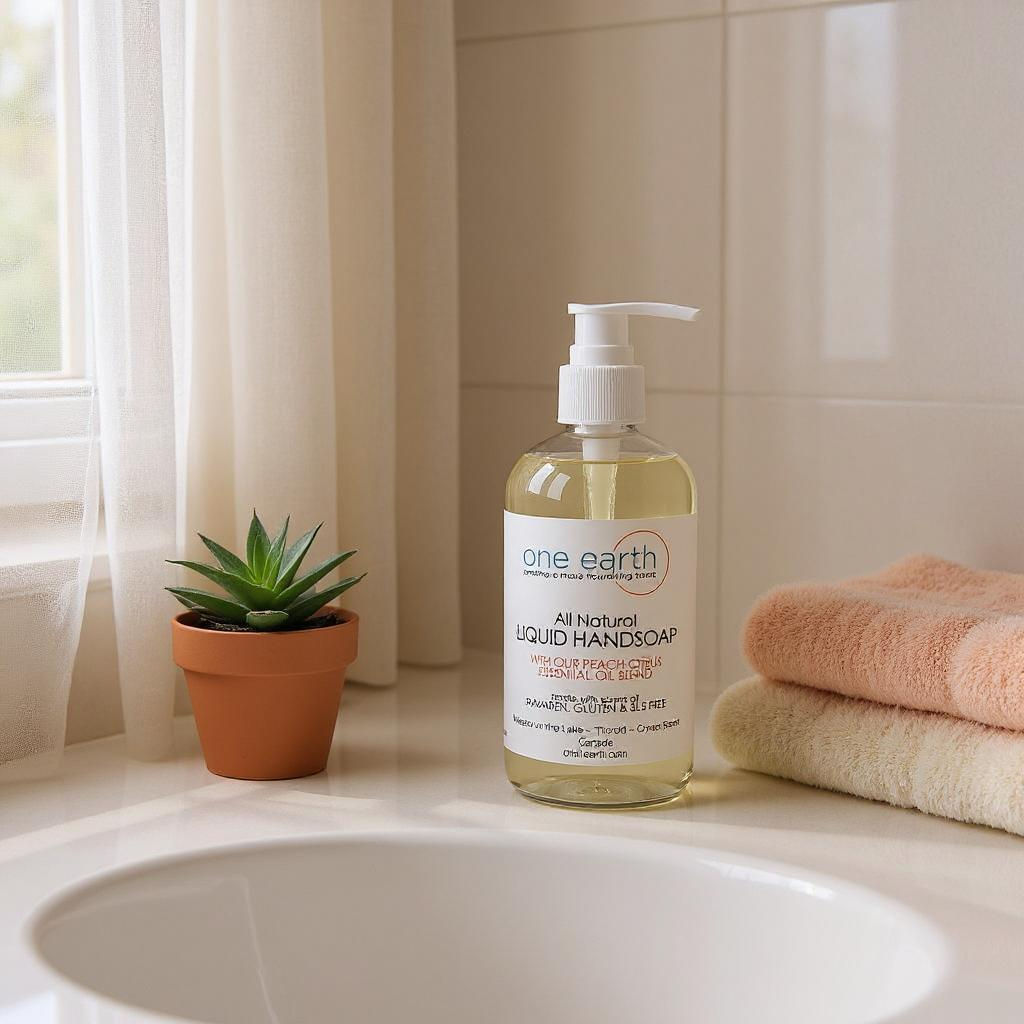 Lavage des mains - Pêche et agrumes