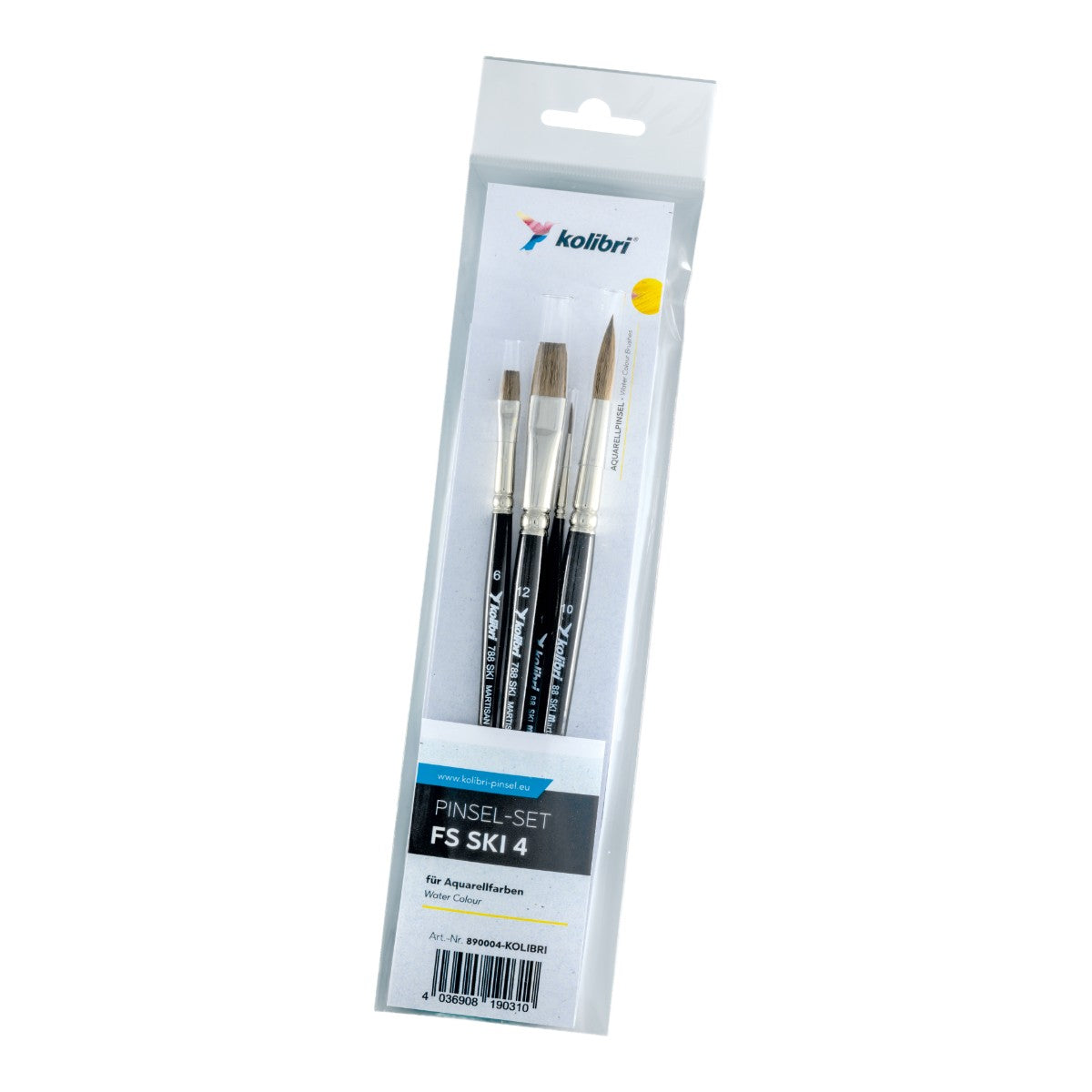Kolibri - Set de pinceaux aquarelle - FS SKI 4