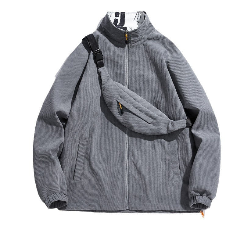 Veste en velours côtelé tendance pour garçon