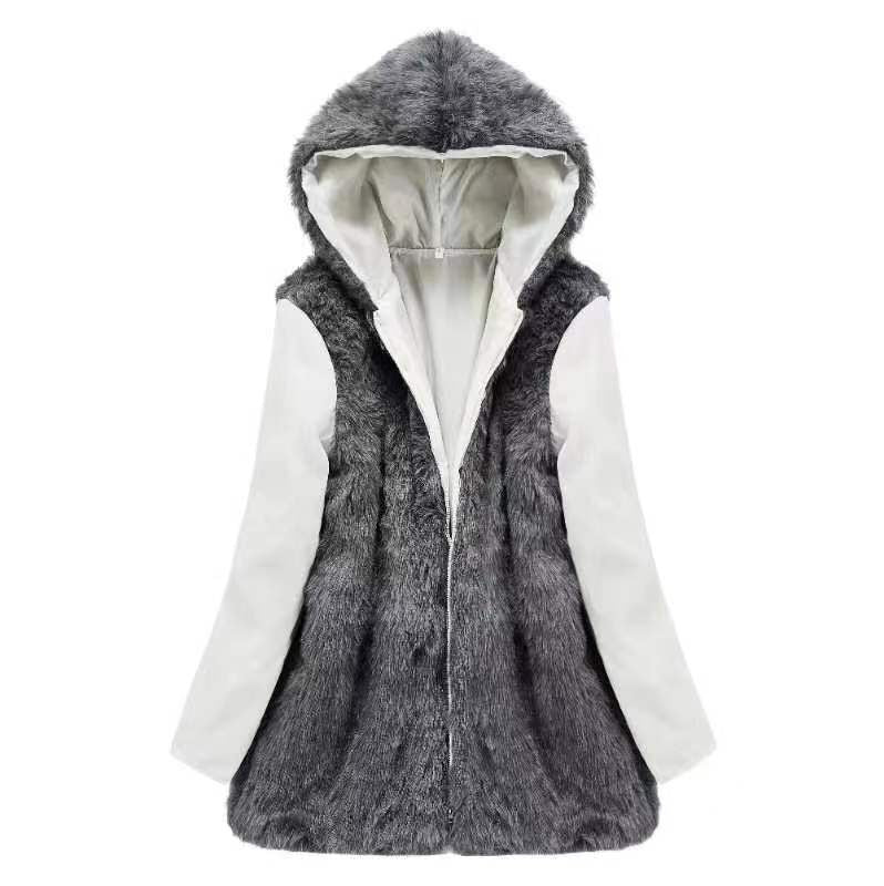 Manteau mi-long en coton doublé laine pour femme – Veste à manches longues avec doublure amovible
