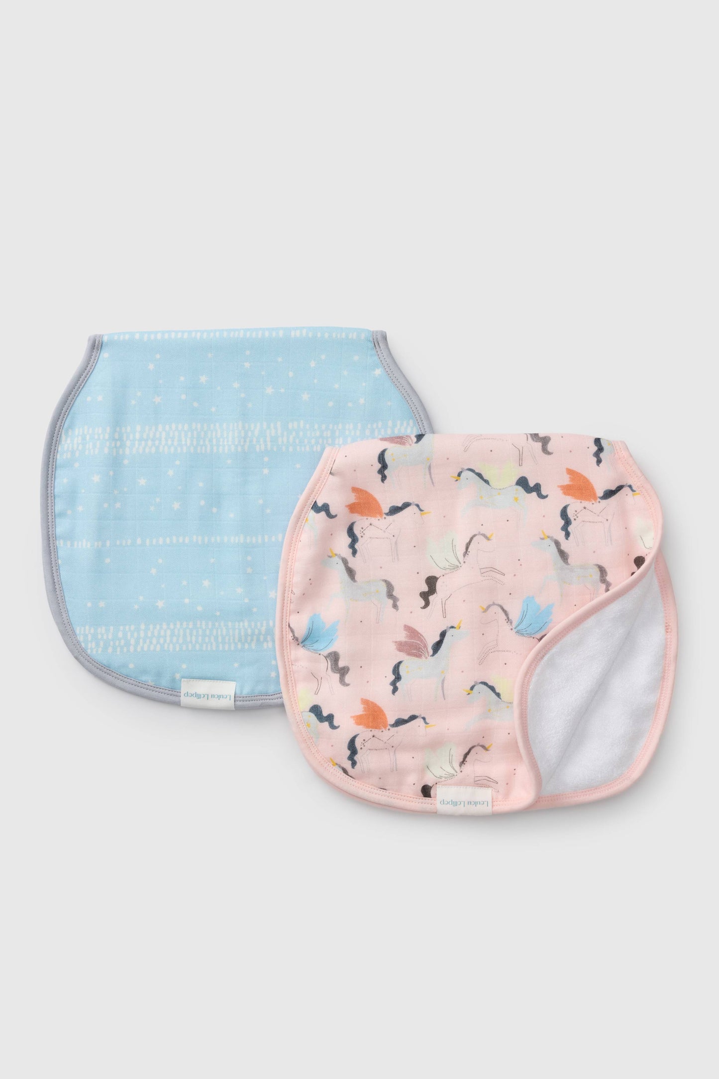 Burp Cloth Set - 2 Pack - Unicorn Ballet