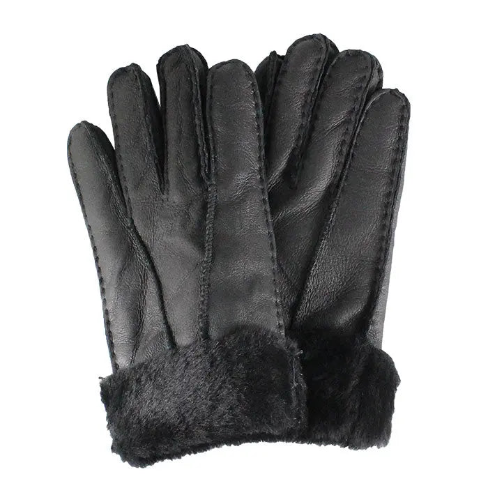 Gants en cuir et peau lainée BOL pour homme