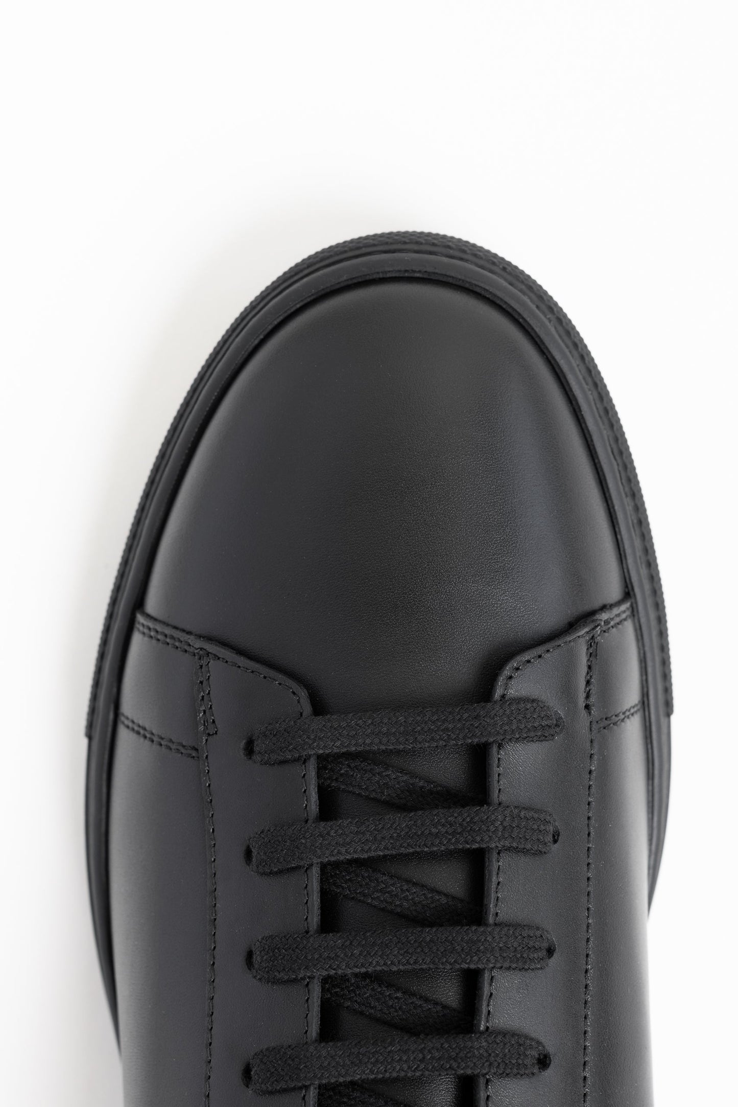 Sneaker Città en cuir de veau noir