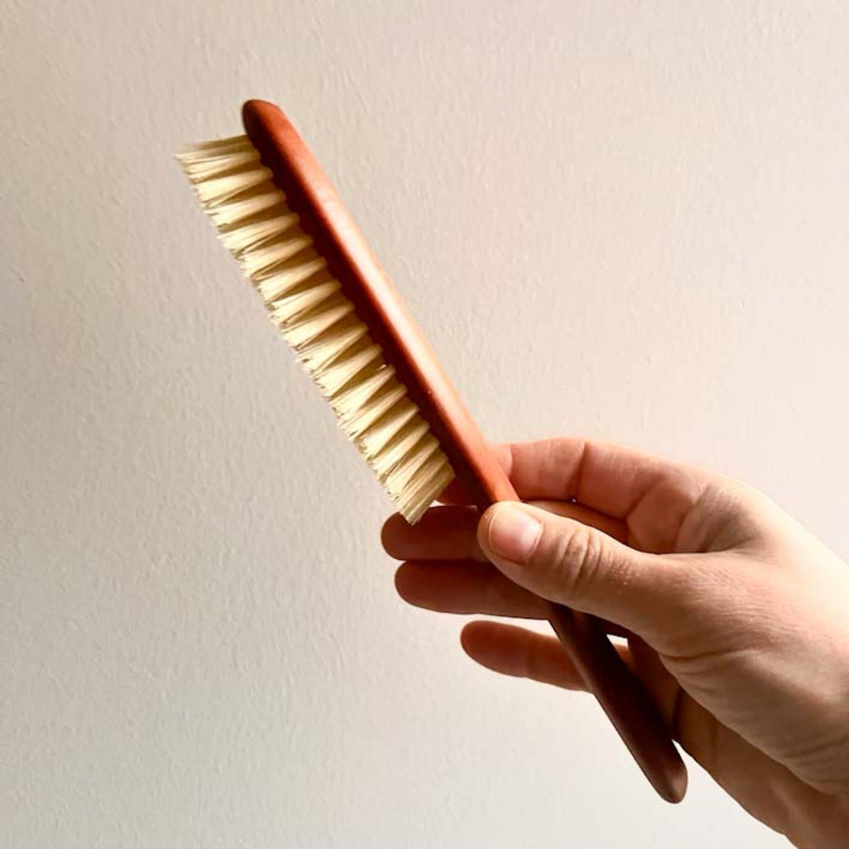 Oblong Pearwood Hairbrush – Natural Bristles