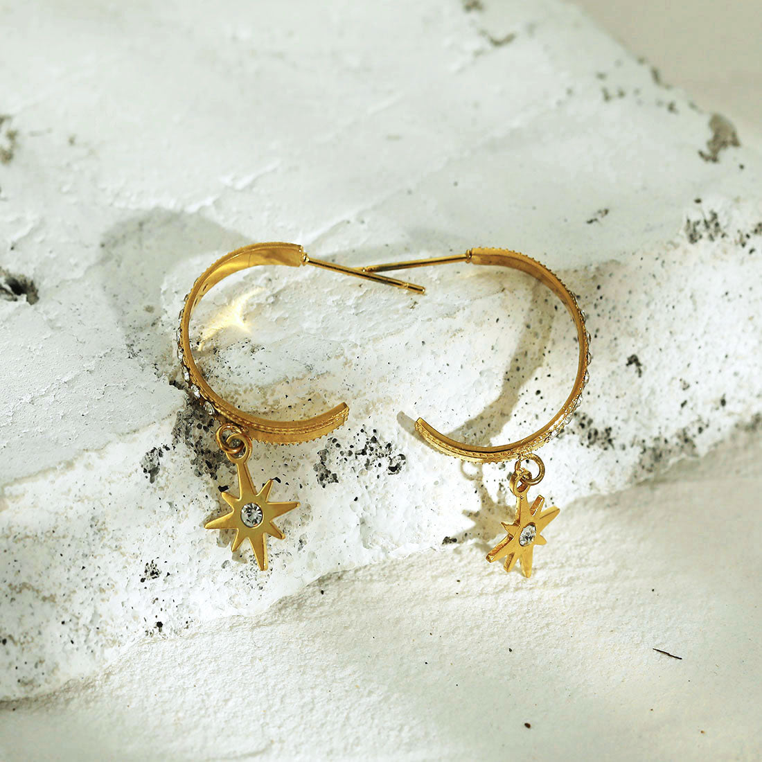 Boucles d'oreilles pendentives CANOPUS