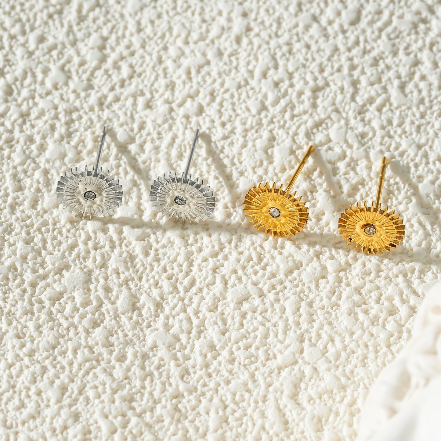 Boucles d'oreilles clous « Night Star » Argentées Style CAPITOLA