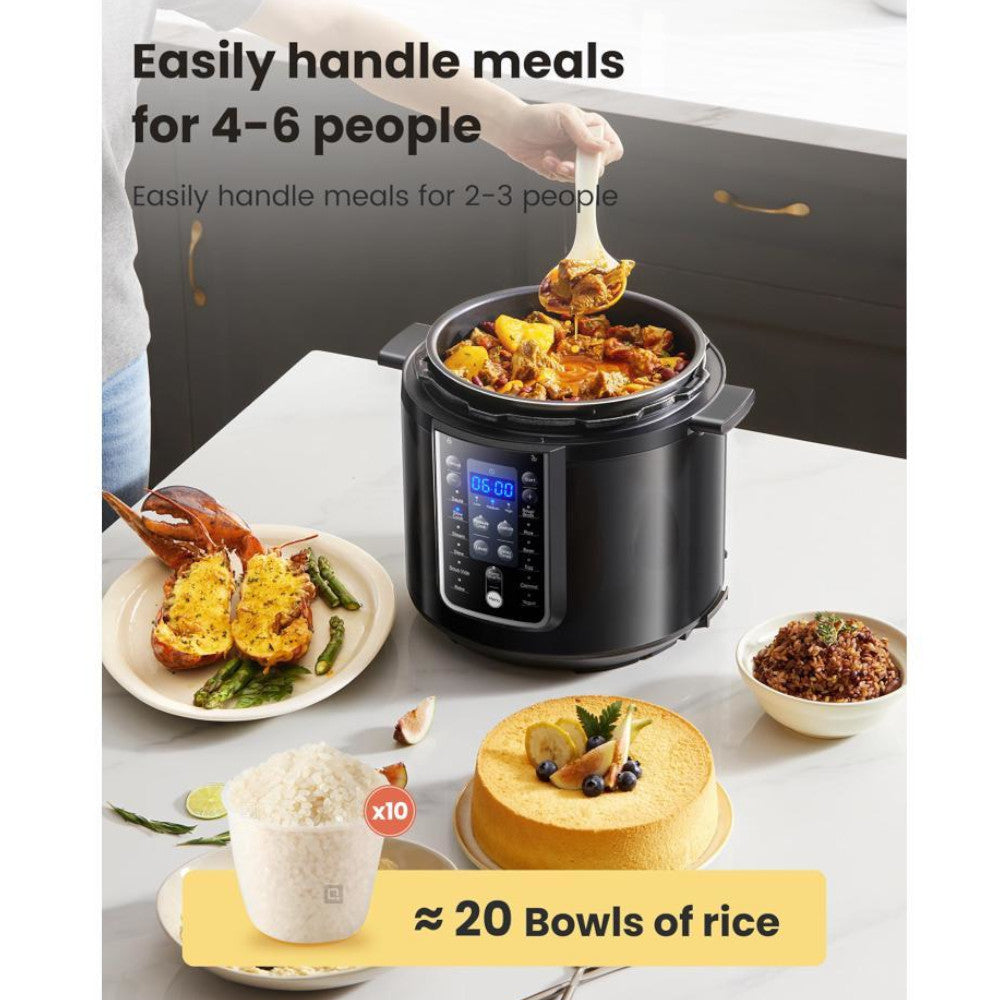 COMFEE CPC60D7ABB 9 in 1 Multi Pressure Cooker - Blemished package with full warranty