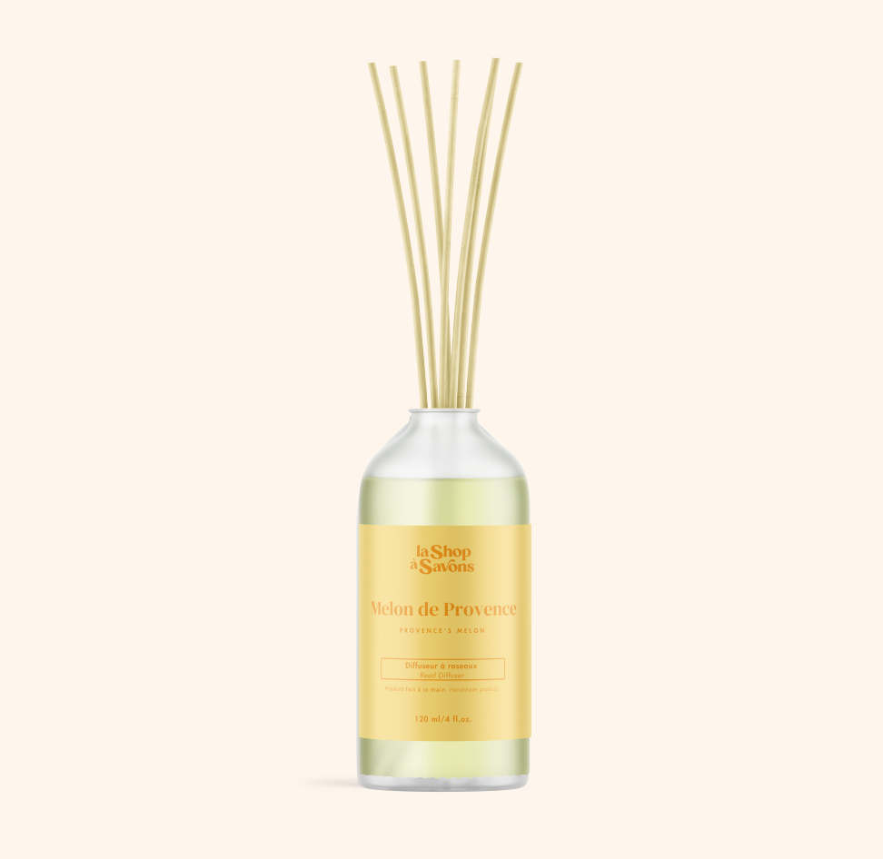 Diffuseur à roseaux - Melon de Provence