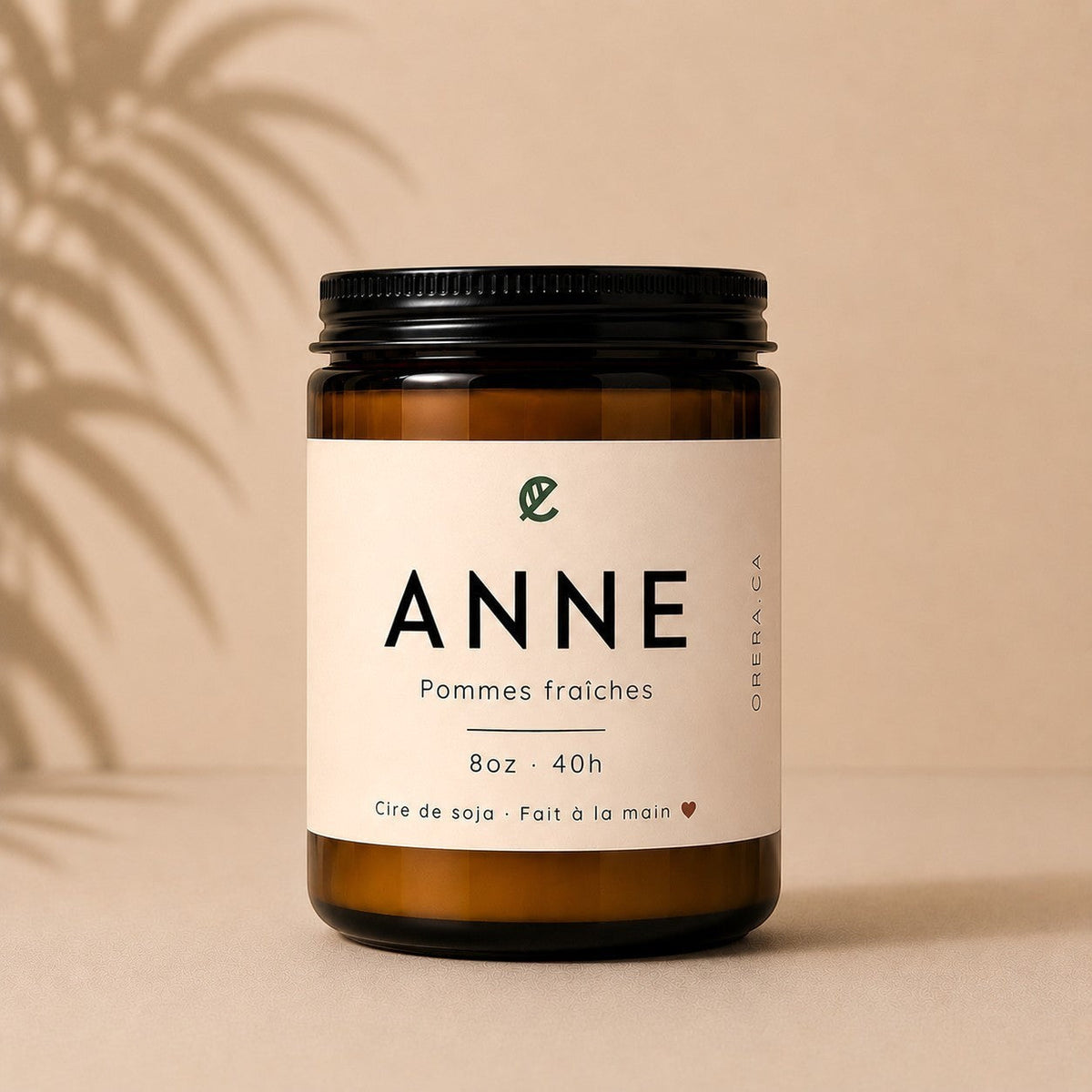 Bougie de soya ANNE pommes fraîches