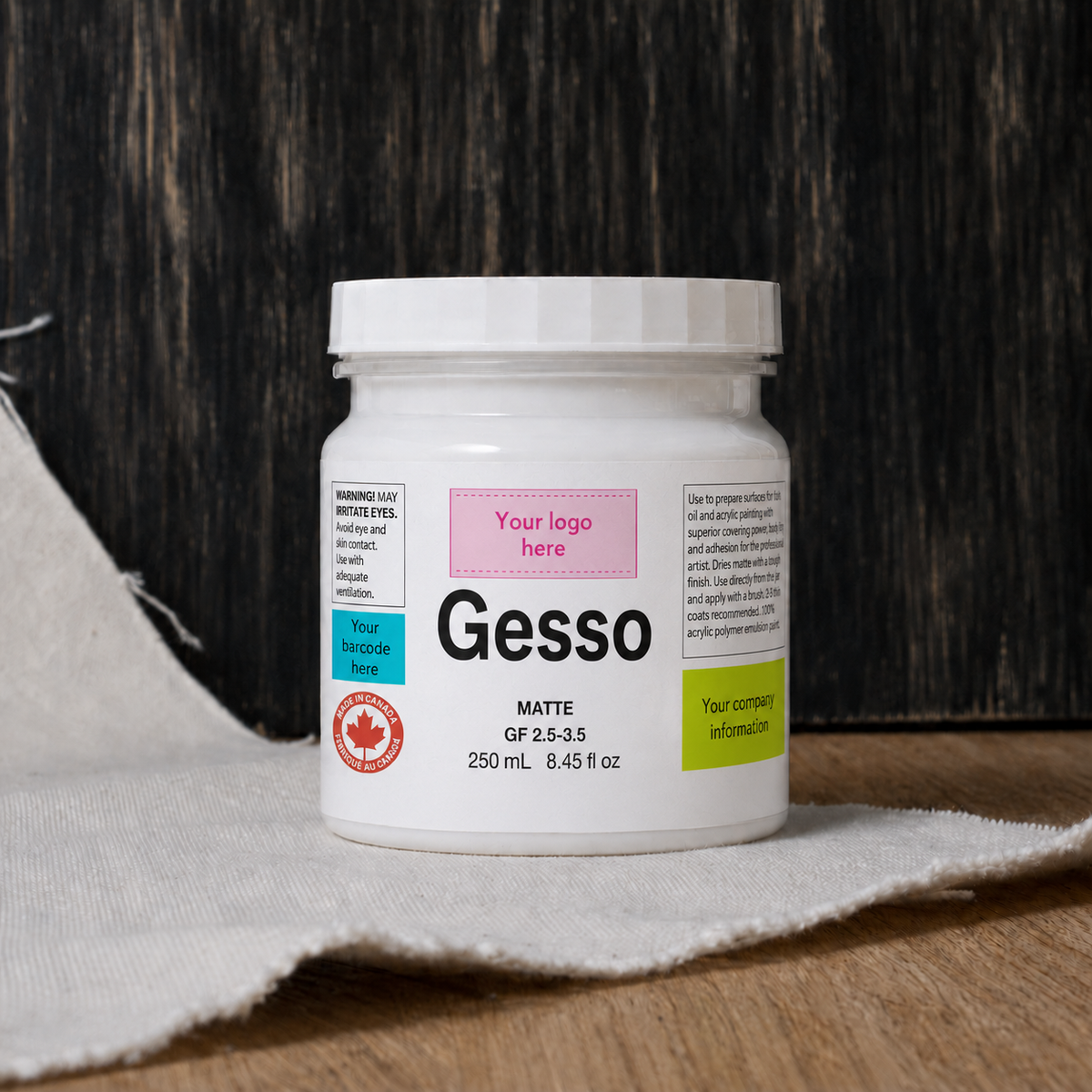 Carton de 12 bouteilles de 500 mL de gesso professionnel en marque de distributeur