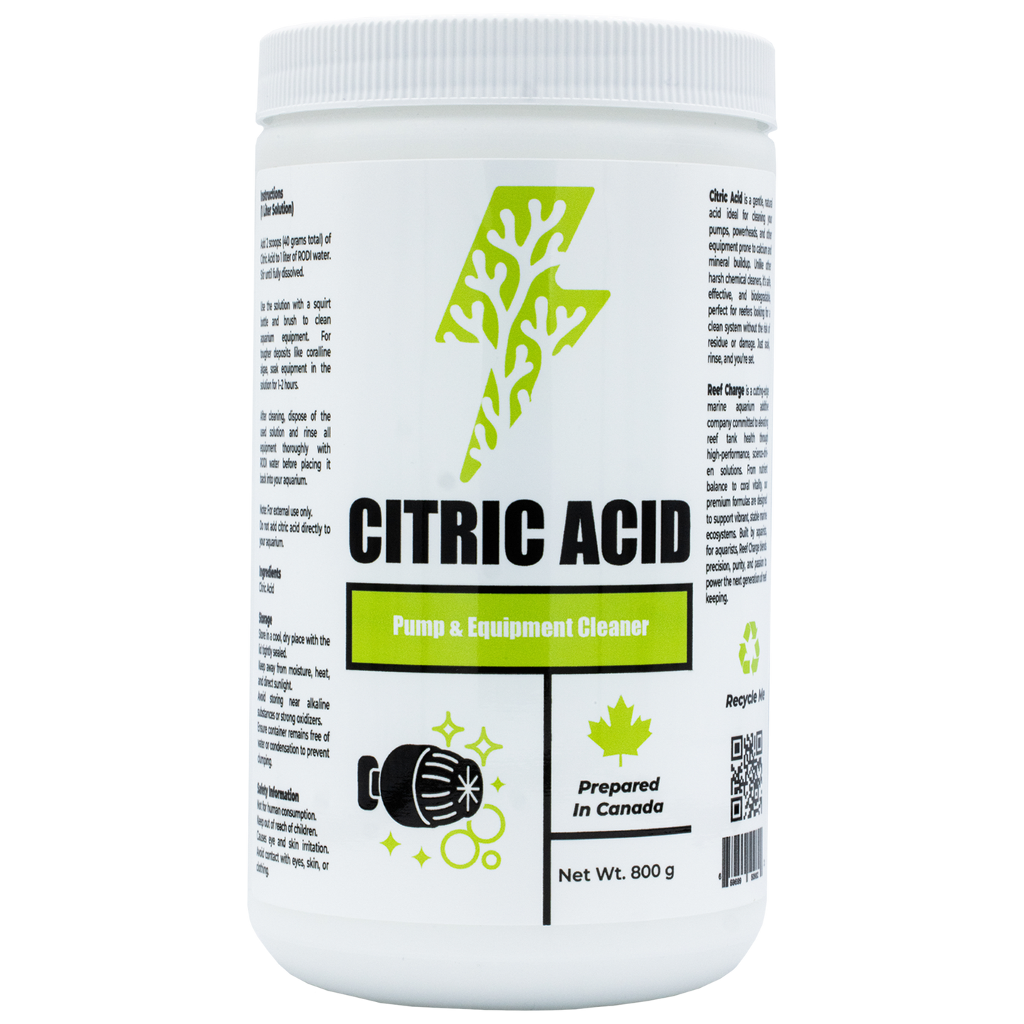 Acide Citrique | Nettoyant Pompes et Équipements