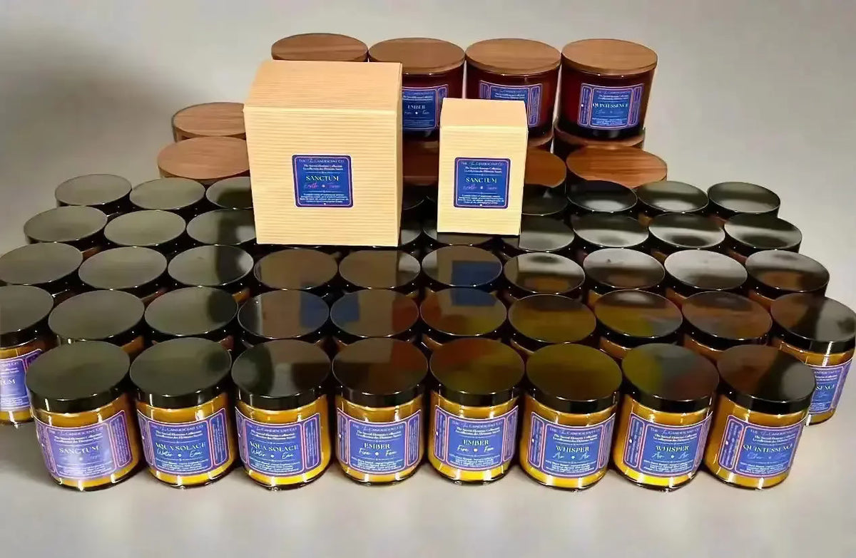 AQUA SOLACE — WATER ELEMENT | Fresh aquatic luxury coconut apricot wax candle