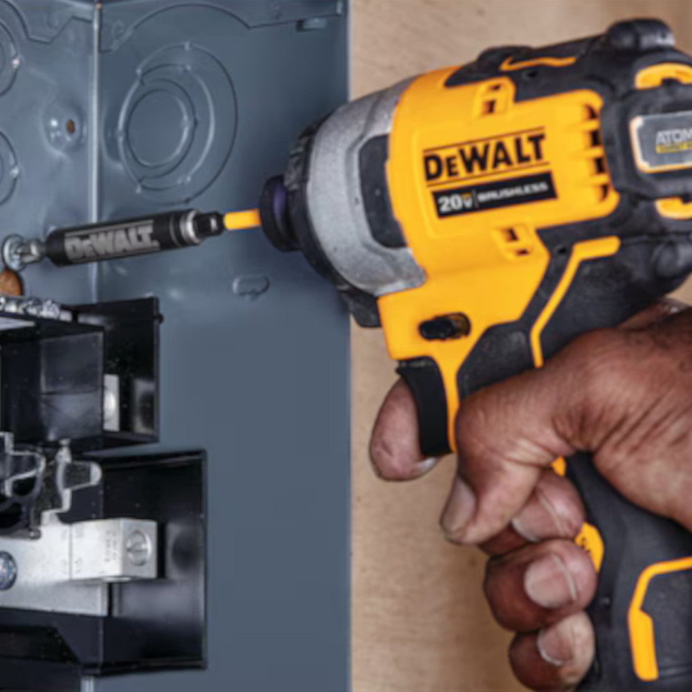 DEWALT DCF809D1 ATOMIC™ 20V MAX* Brushless Cordless Compact 1/4 in Impact Driver Kit - Refurbished with Dewalt Warranty