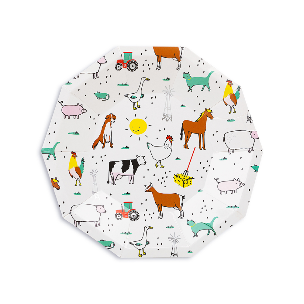 Petites assiettes de la ferme